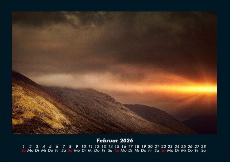 Produktbild: Landschaftskalender 2026 Fotokalender DIN A4