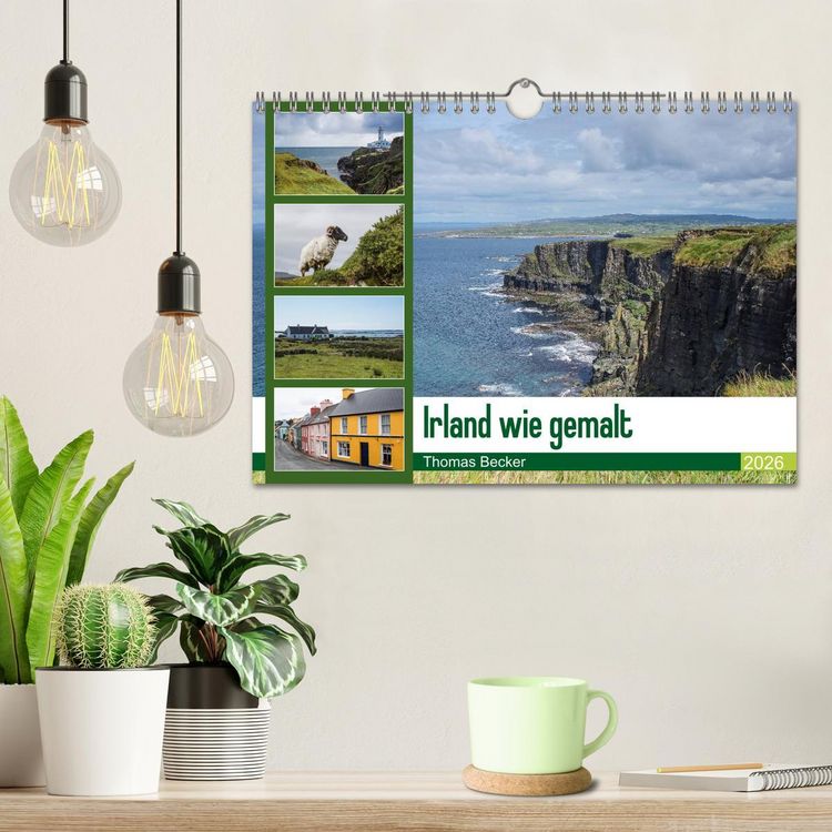 Produktbild: Irland wie gemalt (Wandkalender 2026 DIN A4 quer), CALVENDO Monatskalender