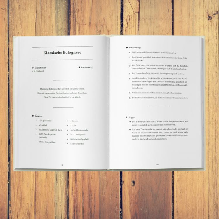 Produktbild: Veganes Studi-Kochbuch (zuckerfrei)