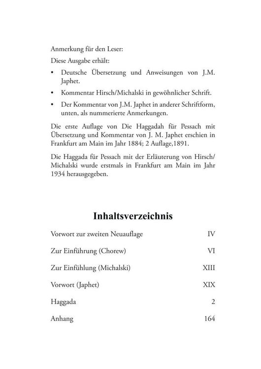 Produktbild: Hirsch-Haggada