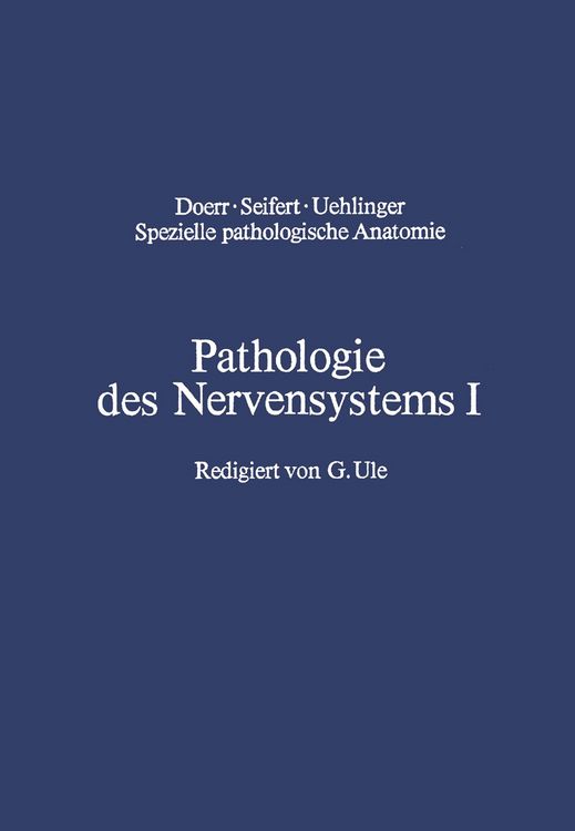 Produktbild: Pathologie des Nervensystems I
