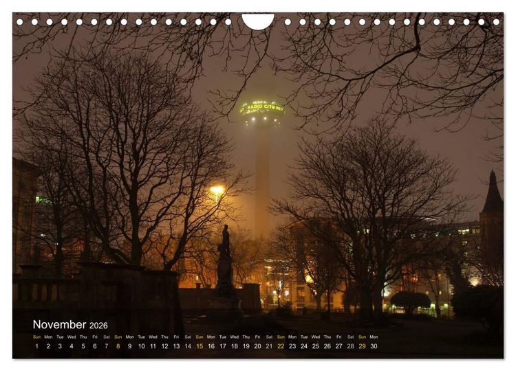 Produktbild: Liverpool - Water and Light (Wall Calendar 2026 DIN A4 landscape), CALVENDO 12 Month Wall Calendar