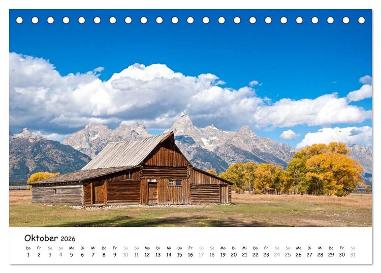 Produktbild: Amerika - Natursch&ouml;nheiten des Westens (Tischkalender 2026 DIN A5 quer), CALVENDO Monatskalender