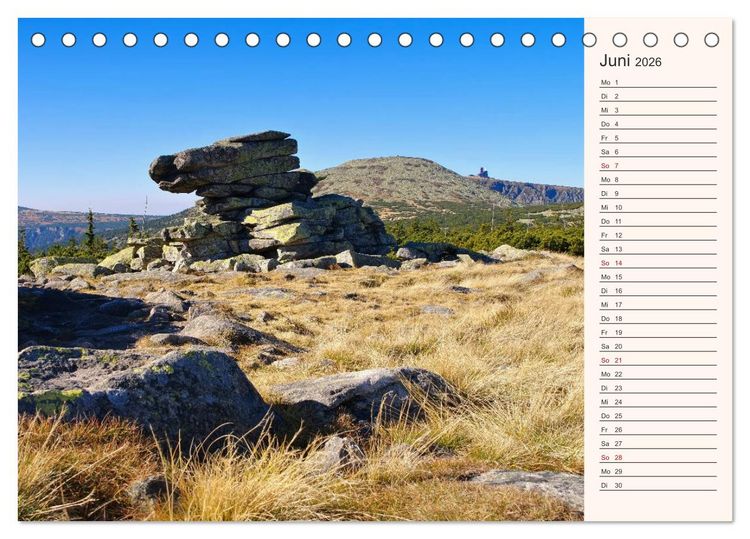 Produktbild: Riesengebirge - Zwischen Schlesien und B&ouml;hmen (Tischkalender 2026 DIN A5 quer), CALVENDO Monatskalender