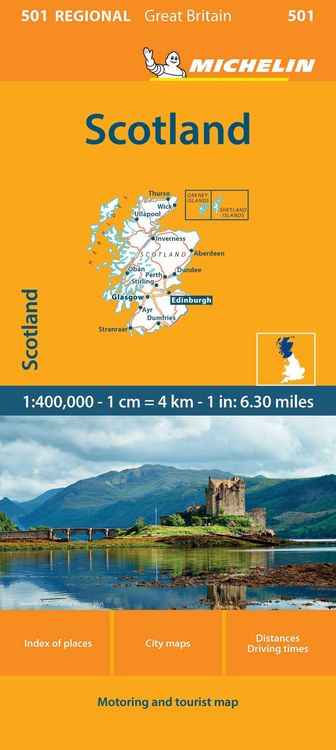 Produktbild: Michelin: Scotland - Michelin Regional Map 501