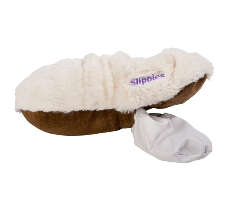 Produktbild: Warmies 3050 - Slippies™ Deluxe creme Plush, Gr. 36-40, Wärmestoffschuhe