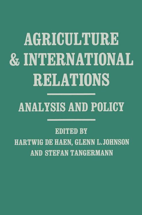Produktbild: Agriculture and Internationl Relations