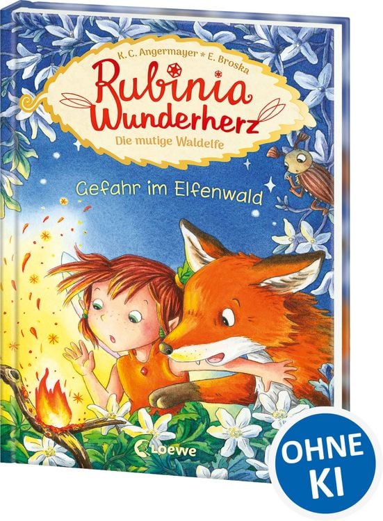 Produktbild: Rubinia Wunderherz, die mutige Waldelfe (Band 4) - Gefahr im Elfenwald