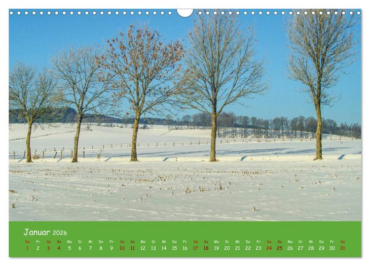 Produktbild: Bergisches Land (Wandkalender 2026 DIN A3 quer), CALVENDO Monatskalender
