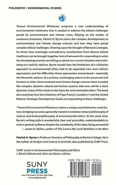 Produktbild: Toward Environmental Wholeness