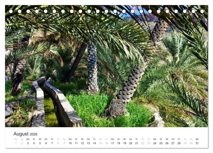 Produktbild: Oman - Arabiens Zauberwelt (Tischkalender 2026 DIN A5 quer), CALVENDO Monatskalender