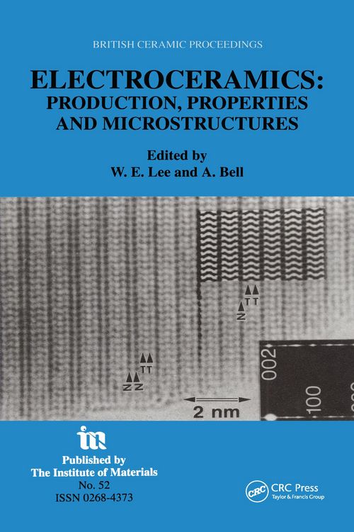 Produktbild: Electroceramics - Production, Properties and Microstructures