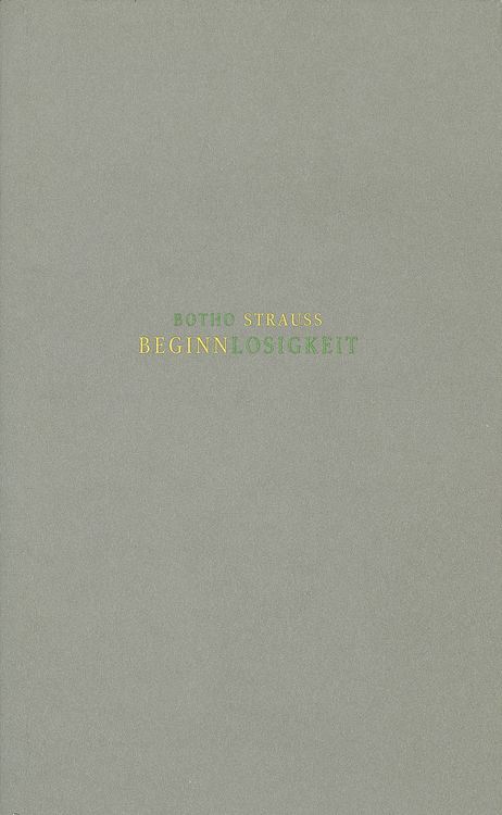 Produktbild: Beginnlosigkeit