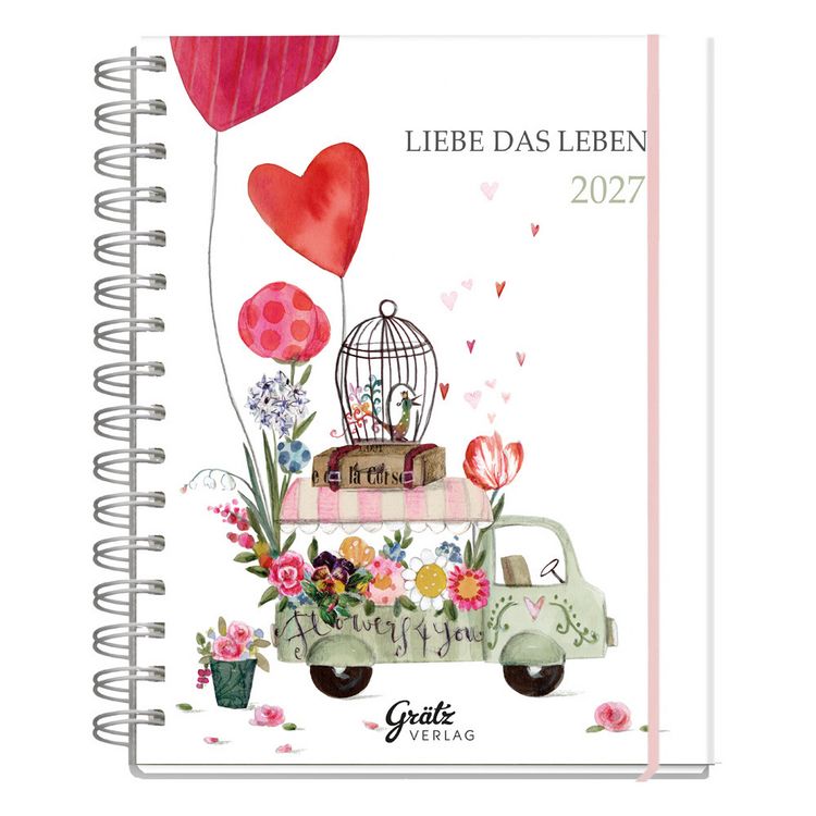 Produktbild: Taschenkalender Liebe das Leben 2027