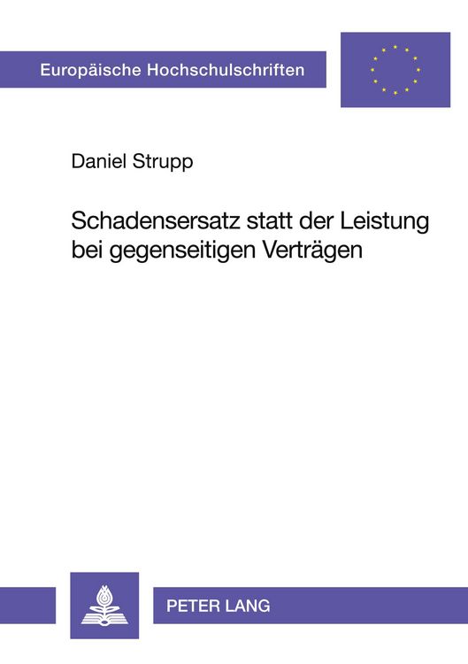 Produktbild: Schadensersatz statt der Leistung bei gegenseitigen Vertr&auml;gen