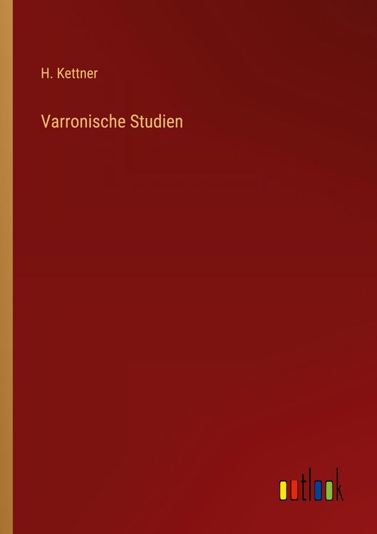 Produktbild: Varronische Studien