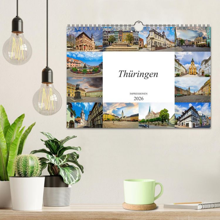 Produktbild: Th&uuml;ringen Impressionen (Wandkalender 2026 DIN A4 quer), CALVENDO Monatskalender