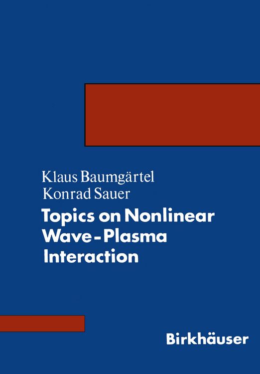 Produktbild: Topics on Nonlinear Wave-Plasma Interaction
