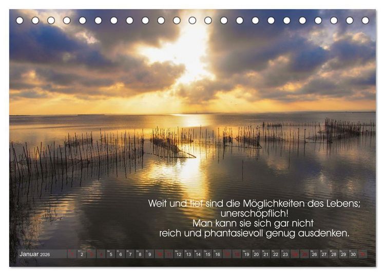 Produktbild: Funken der Hoffnung (Tischkalender 2026 DIN A5 quer), CALVENDO Monatskalender