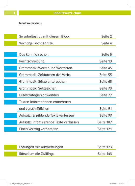 Produktbild: Deutsch-Testblock So gut bin ich! 4. Klasse