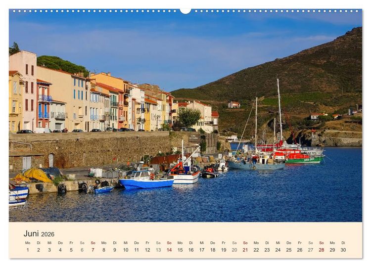 Produktbild: Cote Vermeille - Wo die Pyren&auml;en das Meer k&uuml;ssen (Wandkalender 2026 DIN A2 quer), CALVENDO Monatskalender