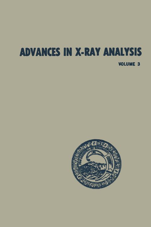 Produktbild: Advances in X-Ray Analysis