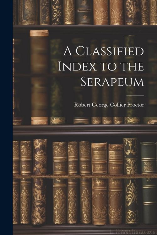Produktbild: A Classified Index to the Serapeum