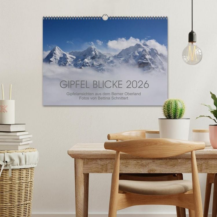 Produktbild: Gipfel Blicke (Wandkalender 2026 DIN A3 quer), CALVENDO Monatskalender