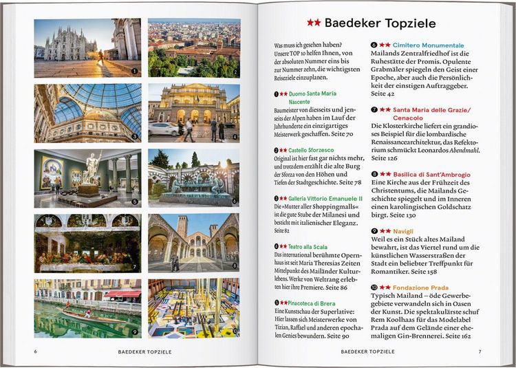 Produktbild: Baedeker SMART Reisef&uuml;hrer Mailand