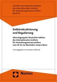Produktbild: Entb&uuml;rokratisierung und Regulierung