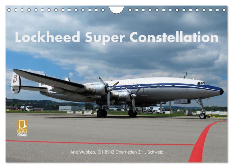 Produktbild: Lockheed Super Constellation HB-RSC (Wandkalender 2026 DIN A4 quer), CALVENDO Monatskalender