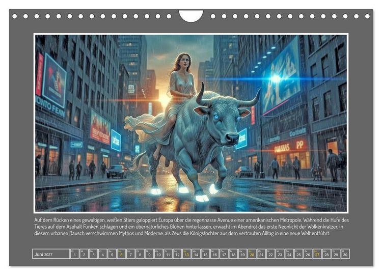 Produktbild: Die Zeus-Aff&auml;ren (Wandkalender 2027 DIN A4 quer), CALVENDO Monatskalender