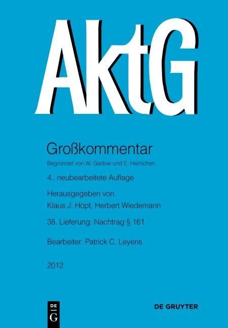 Produktbild: Nachtrag &sect; 161