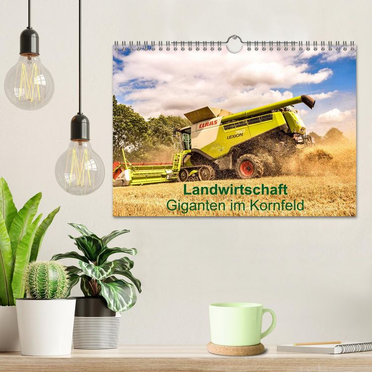 Produktbild: Landwirtschaft - Giganten im Kornfeld (Wandkalender 2026 DIN A4 quer), CALVENDO Monatskalender