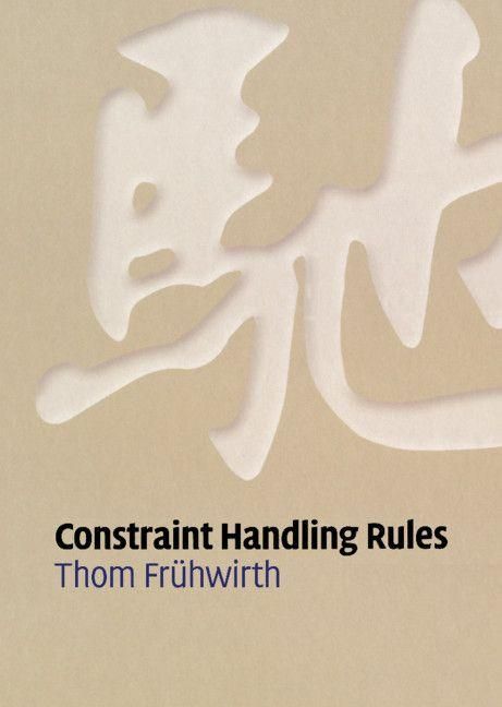 Produktbild: Constraint Handling Rules