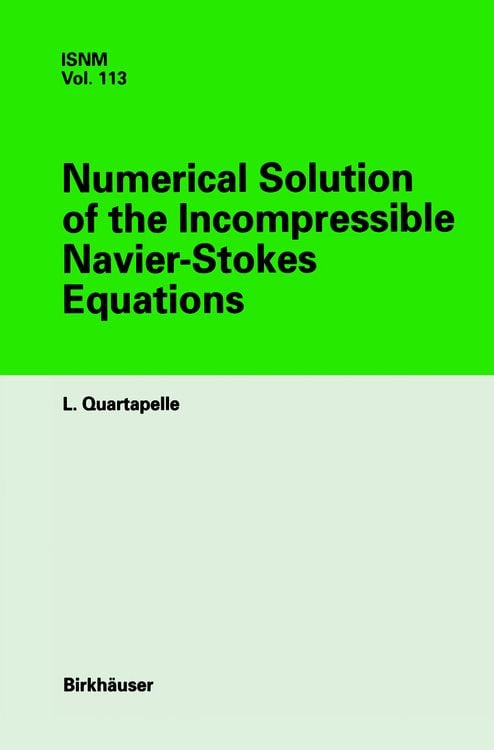 Produktbild: Numerical Solution of the Incompressible Navier-Stokes Equations