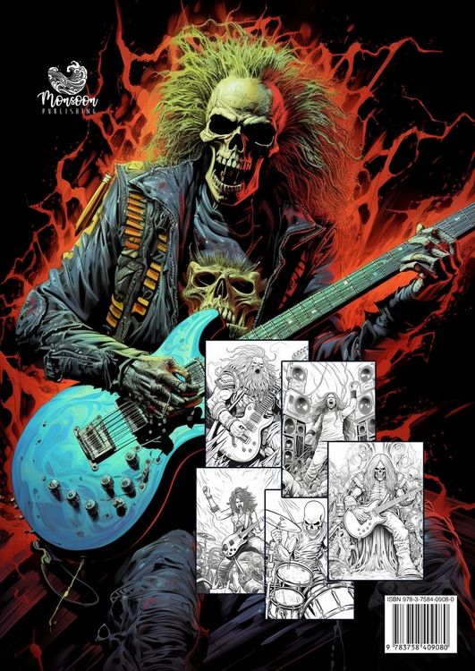 Produktbild: Heavy Metal Malbuch f&uuml;r Erwachsene