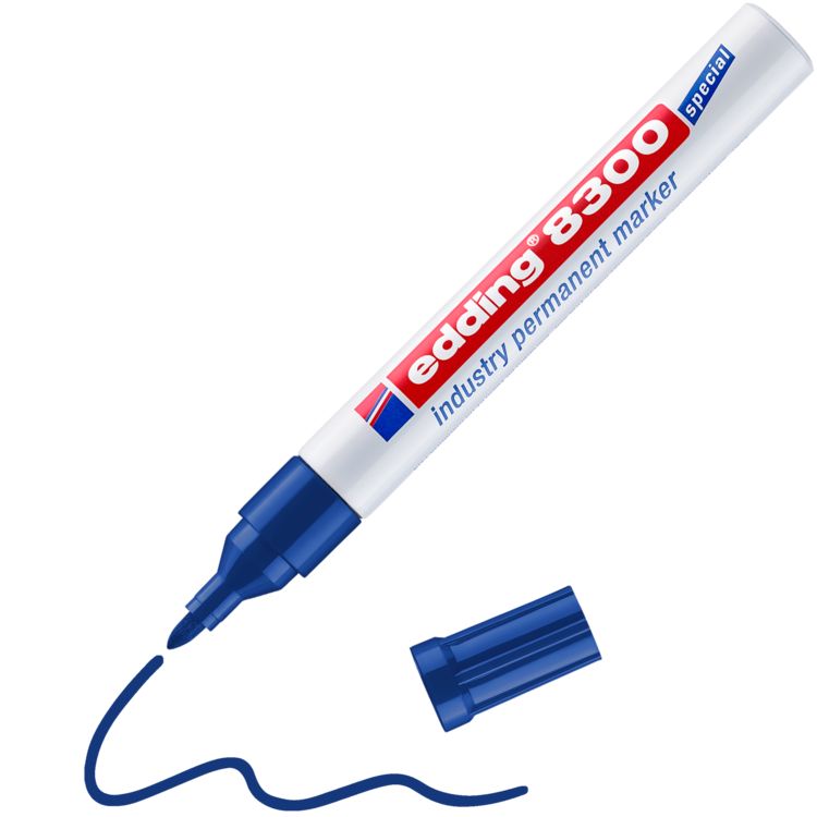 Produktbild: EDDING&reg; Permanent Marker 8300 Industry, blau