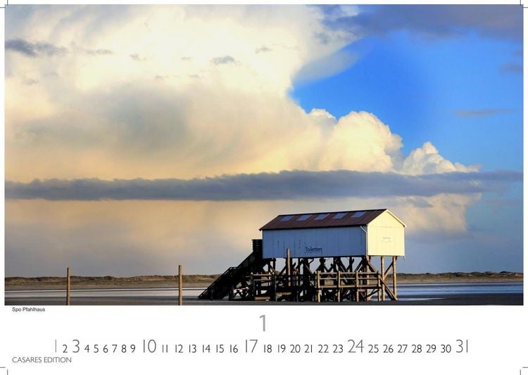 Produktbild: Nordseek&uuml;ste Kalender 2027 &ndash; Wandkalender | Fotokalender Deutschland 35x24cm | in 12 eindrucksvollen Bildern &ndash; Natur, Gezeiten, Strand und weite Horizonte