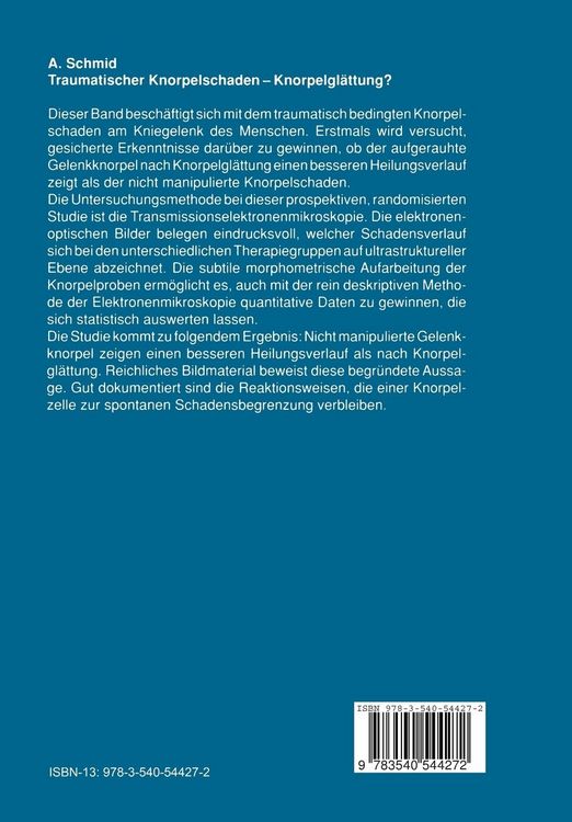 Produktbild: Traumatischer Knorpelschaden &mdash; Knorpelgl&auml;ttung?