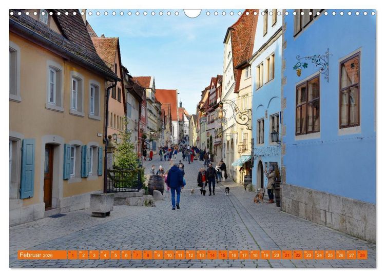 Produktbild: Erlebe mit mir Rothenburg ob der Tauber (Wandkalender 2026 DIN A3 quer), CALVENDO Monatskalender