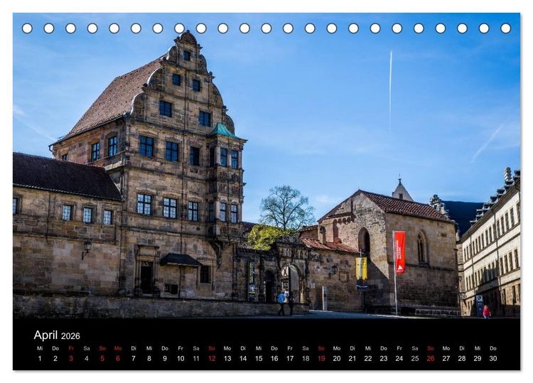 Produktbild: Malerisches Frankenland (Tischkalender 2026 DIN A5 quer), CALVENDO Monatskalender
