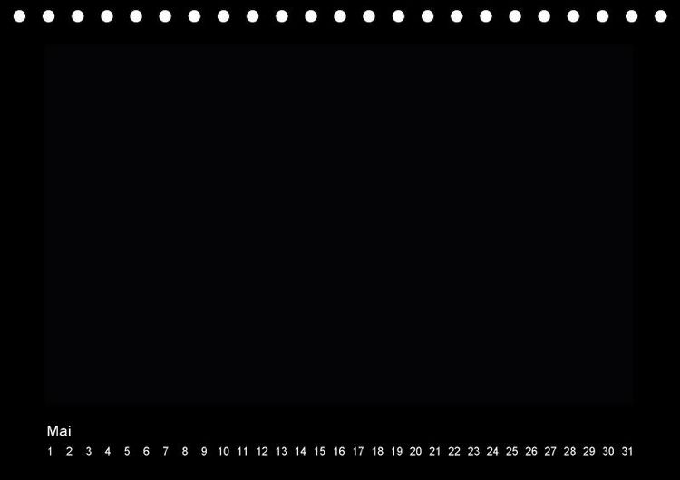 Produktbild: Geburtstags - Bastelkalender - Schwarz (Tischkalender immerw&auml;hrend DIN A5 quer)