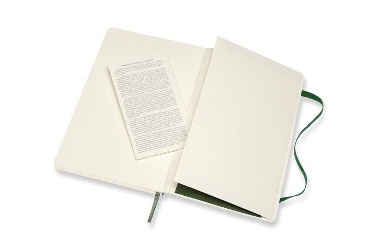 Produktbild: Moleskine Notizbuch Large/A5, Liniert, Myrtengr&uuml;n