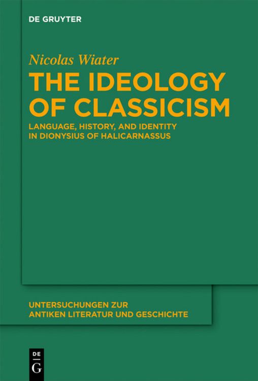 Produktbild: The Ideology of Classicism
