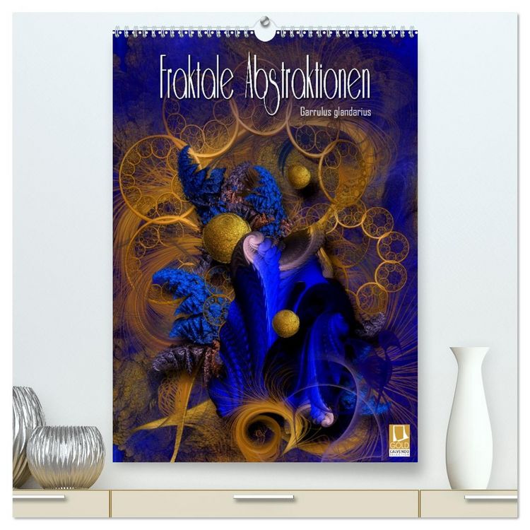 Produktbild: Fraktale Abstraktionen (hochwertiger Premium Wandkalender 2026 DIN A2 hoch), Kunstdruck in Hochglanz