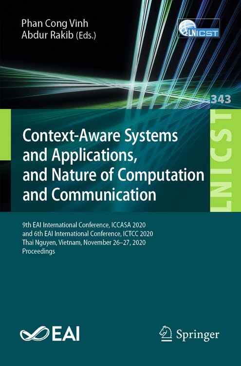 Produktbild: Context-Aware Systems and Applications, and Nature of Computation and Communication