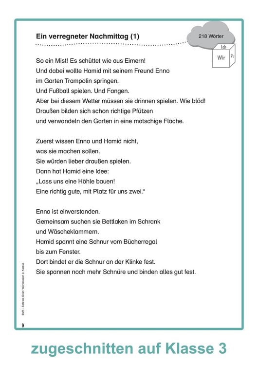 Produktbild: W&uuml;rfellesen &ndash; 3. Klasse
