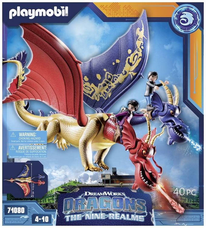 Produktbild: PLAYMOBIL 71080 - Dragons, Die 9 Welten - Wu & Wei mit Jun