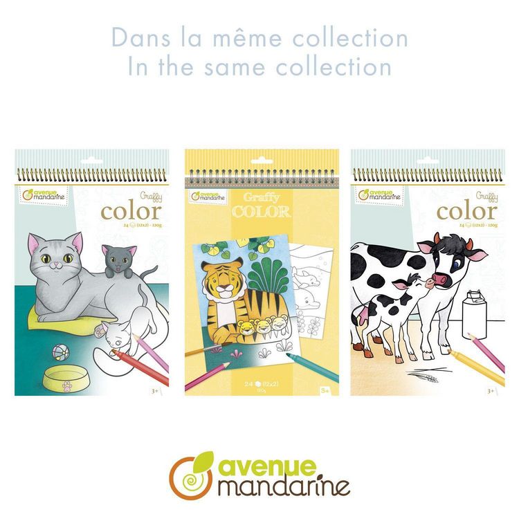Produktbild: Avenue Mandarine, Graffy Color, Tiere Bauernhof Mutter-Kind